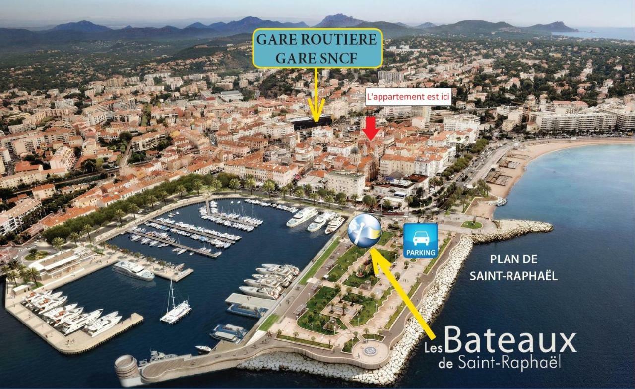 Nouveau F2 Calme Coeur De Ville 1Min De La Plage Saint-Raphaël Εξωτερικό φωτογραφία